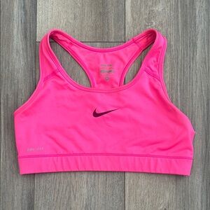 Nike Women's Bright Pink Sports Bra